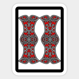 tribal batak motif 11 Sticker